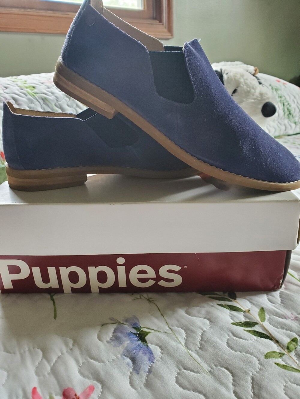 Hush Puppies Women's Analise Clever Suede Loafer Size 8